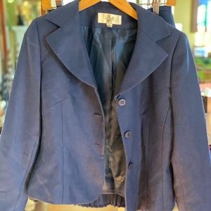 Navy Blue Skirt-Suit